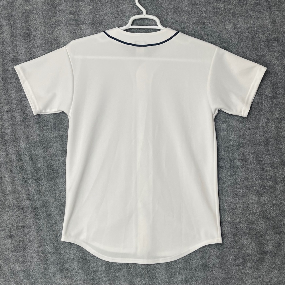 Majestic Detroit Tigers MLB Baseball Women's Size XL Jersey White Blue - Picture 2 of 7